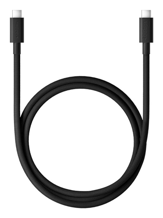 Xiaomi Cable 6A High-Speed USB4 Trenzado USB-C a USB-C 1m Gris oscuro