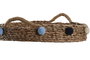 DKD Home Decor Cesta Mediterraneo Multicolor Natural 40 x 9.5 x 49 cm Set de 2 Seagrass Hecho a Mano