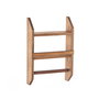 Aberto Design Especiero y Colgador de Toallas de Madera Natural, 48x29x10 cm