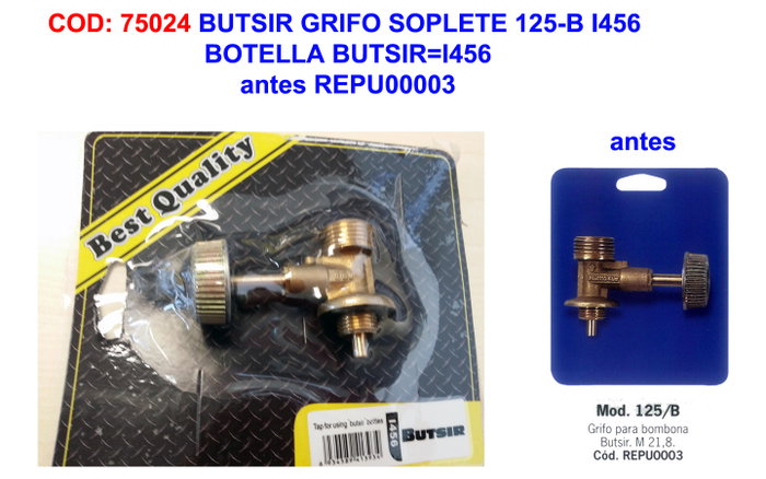 BUTSIR Soplete Grifo 125-B I456 BUTSIR Soplete Grifo 125-B I456