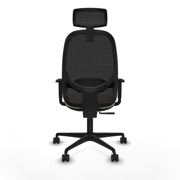 PIQUERAS Y CRESPO Silla de oficina Cilanco con mecanismo Sincro, Crema y Negro PIQUERAS Y CRESPO Silla de oficina Cilanco con mecanismo Sincro, Crema y Negro