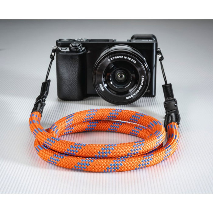 Hama Braid 120 Correa de Cámara Naranja/Azul