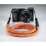 Hama Braid 120 Correa de Cámara Naranja/Azul