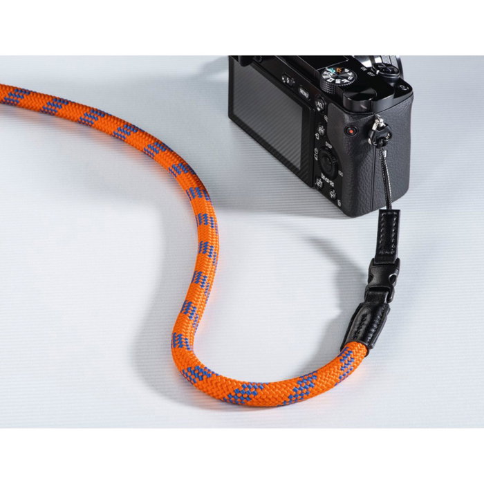 Hama Braid 120 Correa de Cámara Naranja/Azul