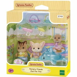 Sylvanian Families 5749 - El trío de bebés en la piscina