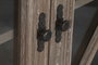 DKD Home Decor Aparador de Madera de Bayur y Ratán