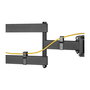 LogiLink BP0112 Soporte de TV para Pared Ajustable, Inclinable, Giratorio, para Pantallas de 32 a 70 Pulgadas, Peso Máx. 50 kg, VESA 200x100 a 400x400 mm, Negro