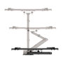 LogiLink BP0112 Soporte de TV para Pared Ajustable, Inclinable, Giratorio, para Pantallas de 32 a 70 Pulgadas, Peso Máx. 50 kg, VESA 200x100 a 400x400 mm, Negro
