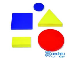 Ambitoys Juego Figuras Geometricas Madera 48 Piezas 24,5x15x8 Cm