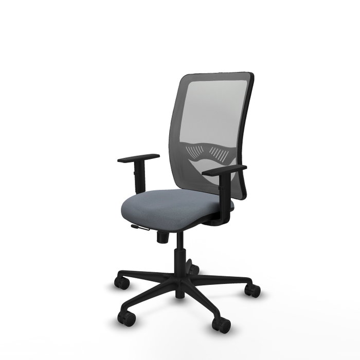 PIQUERAS Y CRESPO Silla de oficina Zulema Gris con mecanismo Sincro/Traslack PIQUERAS Y CRESPO Silla de oficina Zulema Gris con mecanismo Sincro/Traslack