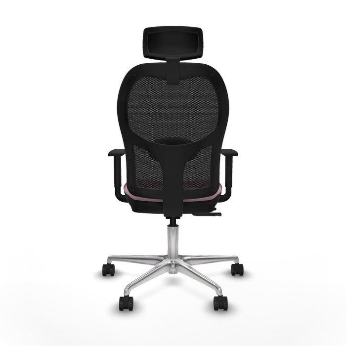 PIQUERAS Y CRESPO Silla de oficina Jorquera Rosa y Negro