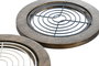 DKD Home Decor Salvamanteles de Metal y Rubberwood 18x18x1,2 cm Surtido de 2