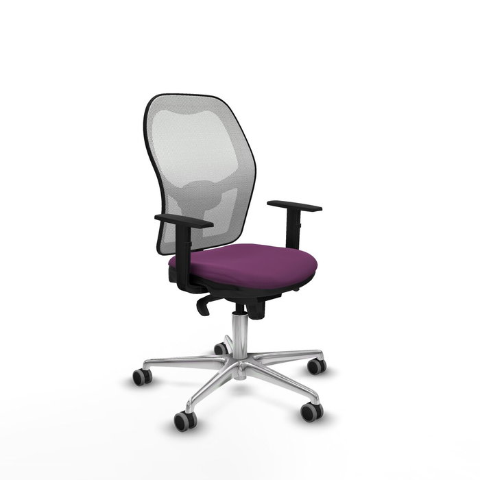 PIQUERAS Y CRESPO Silla de oficina Jorquera con mecanismo Sincro, Morado y Blanco PIQUERAS Y CRESPO Silla de oficina Jorquera con mecanismo Sincro, Morado y Blanco