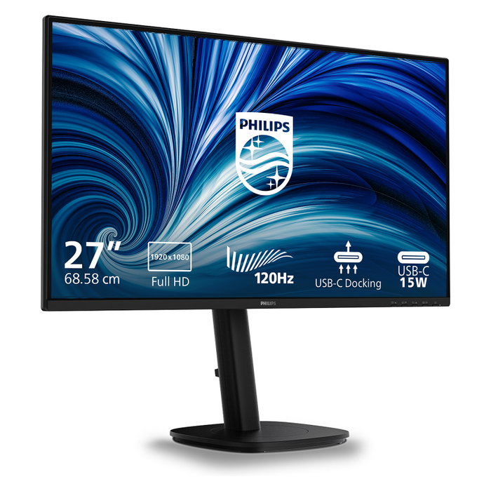 Philips 27B2U3301/00 Monitor de 27 pulgadas Full HD IPS 120 Hz Negro