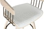 DKD Home Decor Taburete Blanco 47.5 x 94.5 x 51.5 cm Madera Poliester