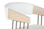 DKD Home Decor Taburete Blanco 47.5 x 94.5 x 51.5 cm Madera Poliester