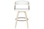 DKD Home Decor Taburete Blanco 47.5 x 94.5 x 51.5 cm Madera Poliester