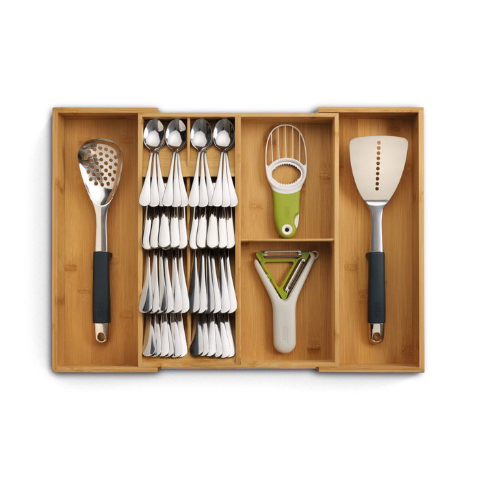 Joseph Joseph DrawerStore Organizador de Bambú para Cubiertos y Utensilios