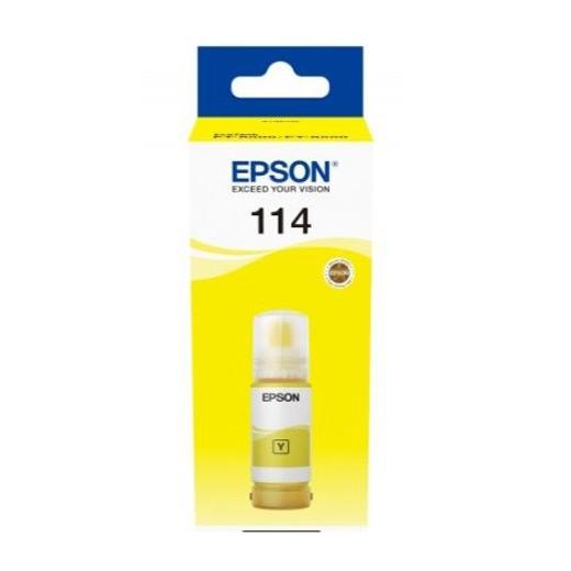 Epson T114 Amarillo 70 ml para EcoTank ET-8500 / ET-8550