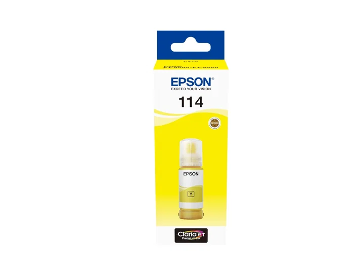 Epson T114 Amarillo 70 ml para EcoTank ET-8500 / ET-8550