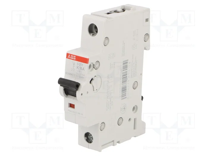 ABB S201-K16 Disyuntor Compacto 16A 1-polig GH ABB S201-K16 Disyuntor Compacto 16A 1-polig GH