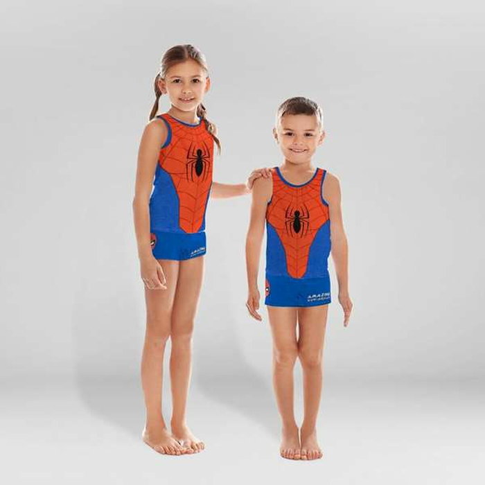 Cerdá Pijama de Tirantes Spiderman Azul Talla 6 Años
