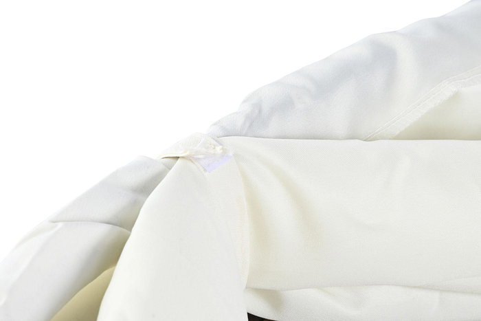 DKD Home Decor Sofá para Terraza y Jardín Beige, Poliéster, Dimensiones 87 x 90 x 65 cm (Largo x Ancho x Alto)