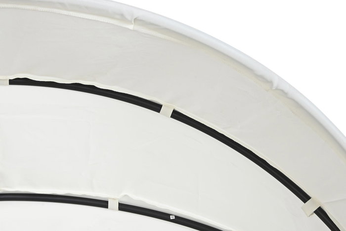 DKD Home Decor Sofá para Terraza y Jardín Beige, Poliéster, Dimensiones 87 x 90 x 65 cm (Largo x Ancho x Alto)