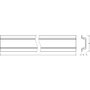 Ledvance Perfil Plano para Tiras LED PF03 UW 25x7 Gris 1M