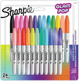 Rotulador Permanente Sharpie Fine Glam Pop Blister De 24