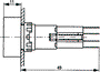 EATON ELECTRIC Interruptor de presión RMQ-16 blanco con bombilla