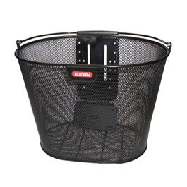 KLICKfix Cesta-RD Oval-Plus Cesta de Aluminio para Manillar 36x27x25 cm 18 L