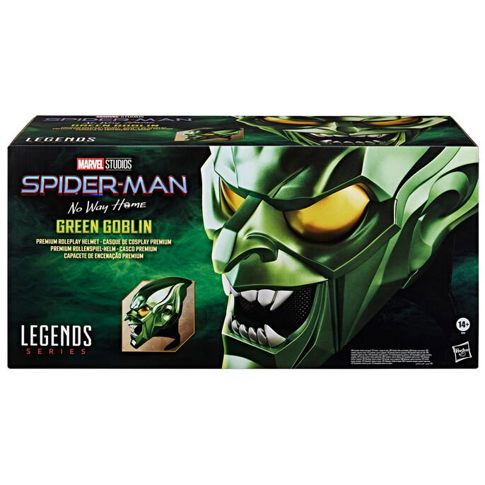 Hasbro Casco Green Goblin Marvel Legends Spider-Man: Sin camino a casa Escala 1:1