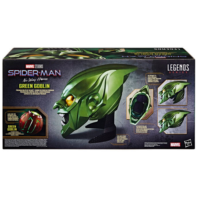 Hasbro Casco Green Goblin Marvel Legends Spider-Man: Sin camino a casa Escala 1:1