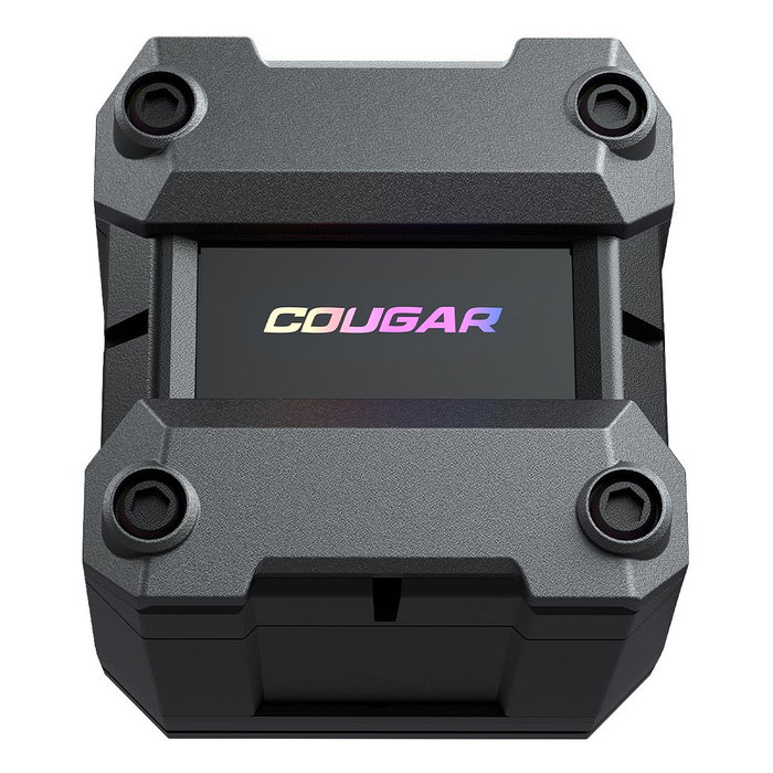 Cougar Poseidon Ultra 360 CPU Enfriador Líquido AIO ARGB Negro, Refrigeración de 360 mm con 3 Ventiladores PWM de 120 mm, Para LGA/AM4/AM5, 64.95 CFM, 32.1 dB