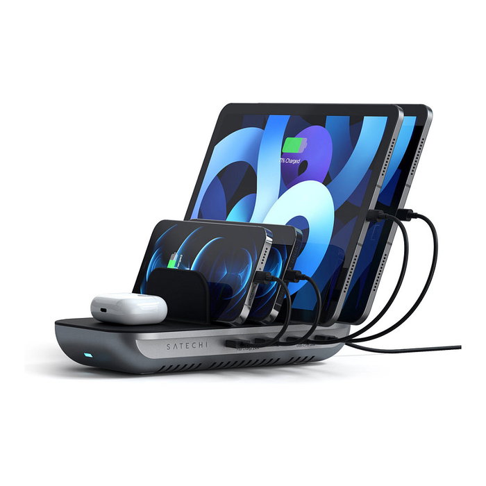Satechi Multi-Device Lade Dock ST-WCS5PM-EU Schwarz/Grau