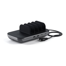 Satechi Multi-Device Lade Dock ST-WCS5PM-EU Schwarz/Grau