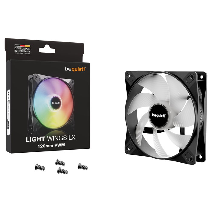 Be Quiet! LIGHT WINGS LX 120mm PWM Negro