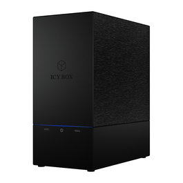 ICY BOX IB-RD3621U3 Carcasa Disco Duro SSD 2x 3.5" SATA a USB 3.0 RAID 0/1/LARGE/SINGLE Negro