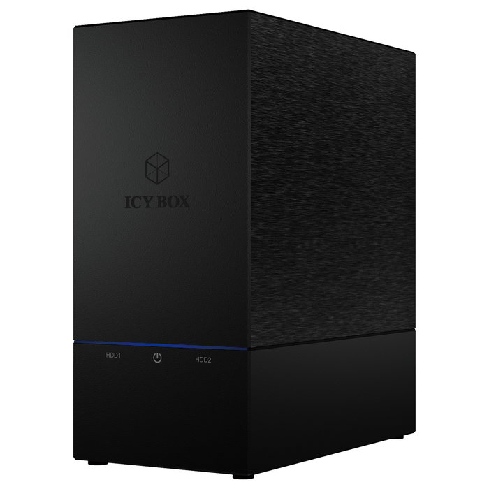 ICY BOX IB-RD3621U3 Carcasa Disco Duro SSD 2x 3.5" SATA a USB 3.0 RAID 0/1/LARGE/SINGLE Negro