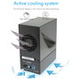 ICY BOX IB-RD3621U3 Carcasa RAID para 2 unidades SATA de 3.5 pulgadas con USB 3.0
