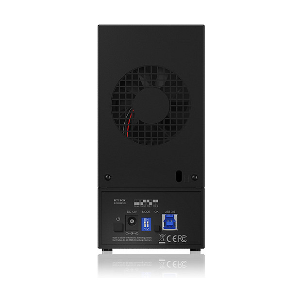 ICY BOX IB-RD3621U3 Carcasa RAID para 2 unidades SATA de 3.5 pulgadas con USB 3.0 ICY BOX IB-RD3621U3 Carcasa RAID para 2 unidades SATA de 3.5 pulgadas con USB 3.0