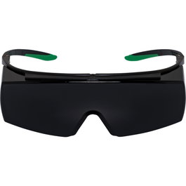 uvex super f OTG Gafas de seguridad para soldar negro/verde