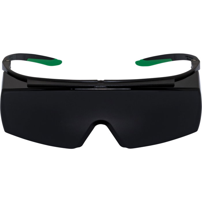 uvex super f OTG Gafas de seguridad para soldar negro/verde uvex super f OTG Gafas de seguridad para soldar negro/verde