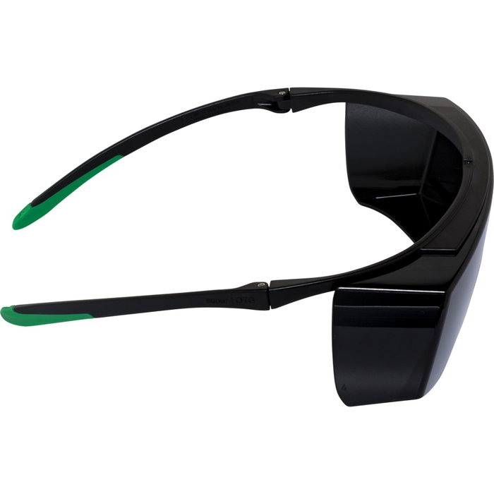 uvex super f OTG Gafas de seguridad para soldar negro/verde uvex super f OTG Gafas de seguridad para soldar negro/verde