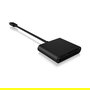 ICY BOX Adapter Externo Multi Lector de Tarjetas USB 3.0 Type-C para PC y Laptop - Retail