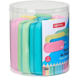 Safta Set 8 Portatodos Cuadrados Silicona Colores Surtidos