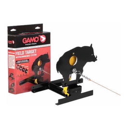 Gamo Diana Abatible Jabalí 4 Aros - Silueta Campo Tiro con Sistema Abatible Intercambiable, 4 Estacas Metálicas, Cuerda 45m
