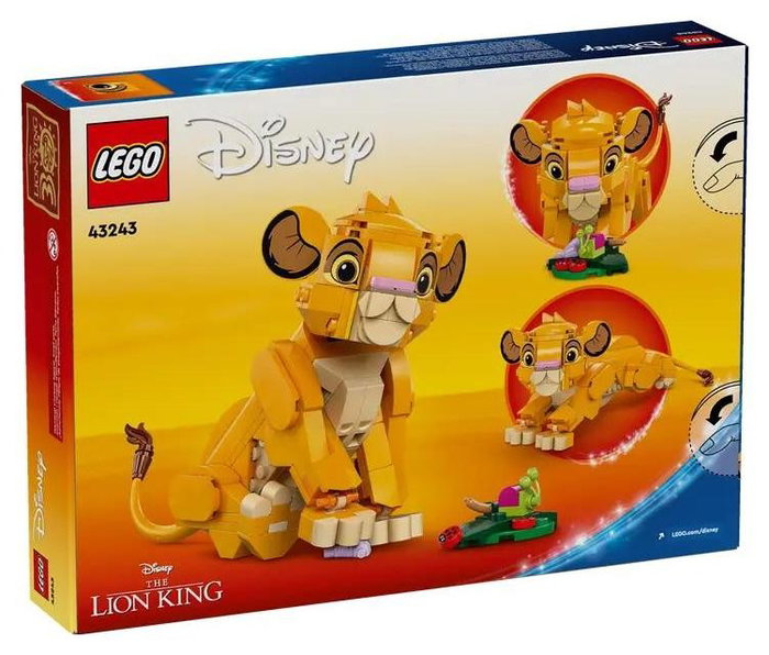 Lego Disney El Rey León: Simba Cachorro, 222 piezas