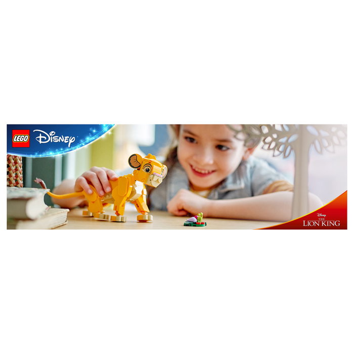 Lego Disney El Rey León: Simba Cachorro, 222 piezas